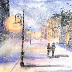 Зимняя улица