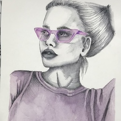 Девушка в розовом