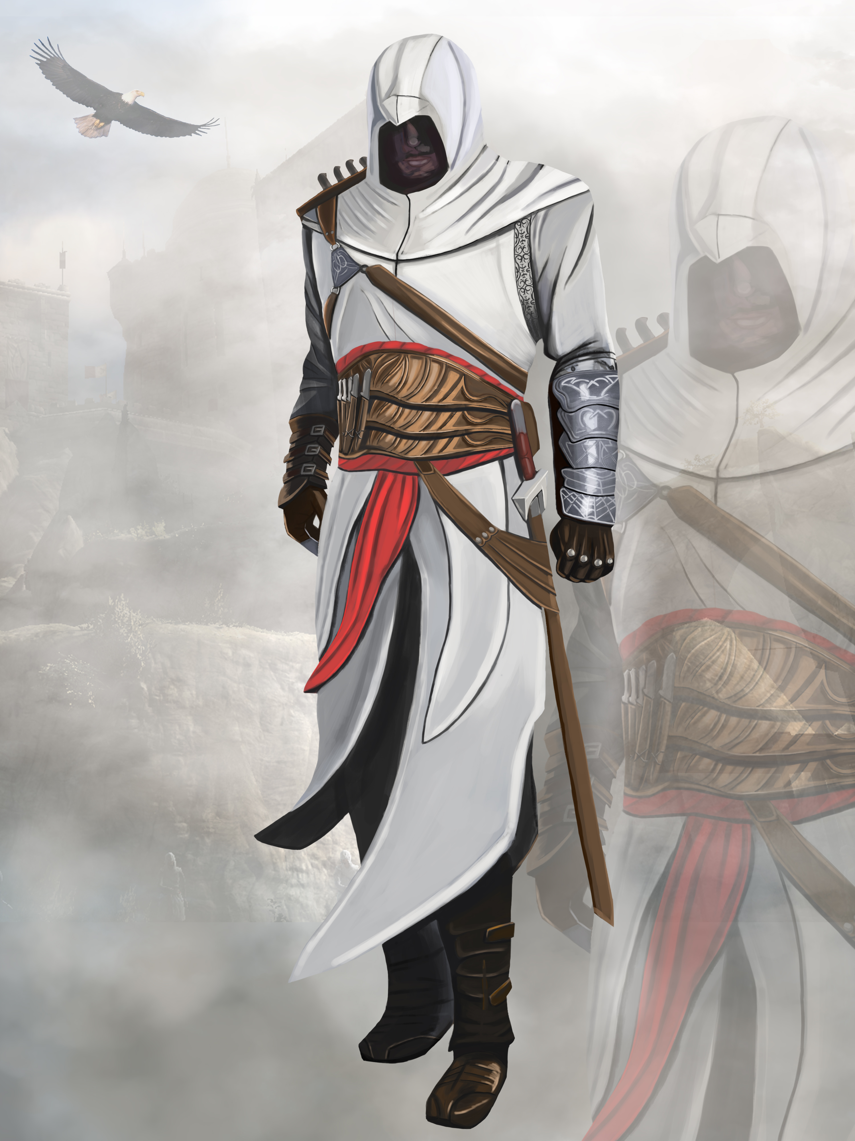 Иллюстрация Альтаир ибн Ла-Ахад из Assassin`s Creed