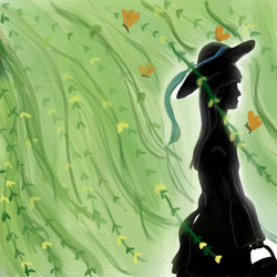 Девушка под ивой