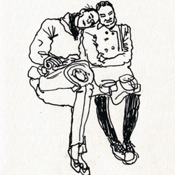 подруги в метро