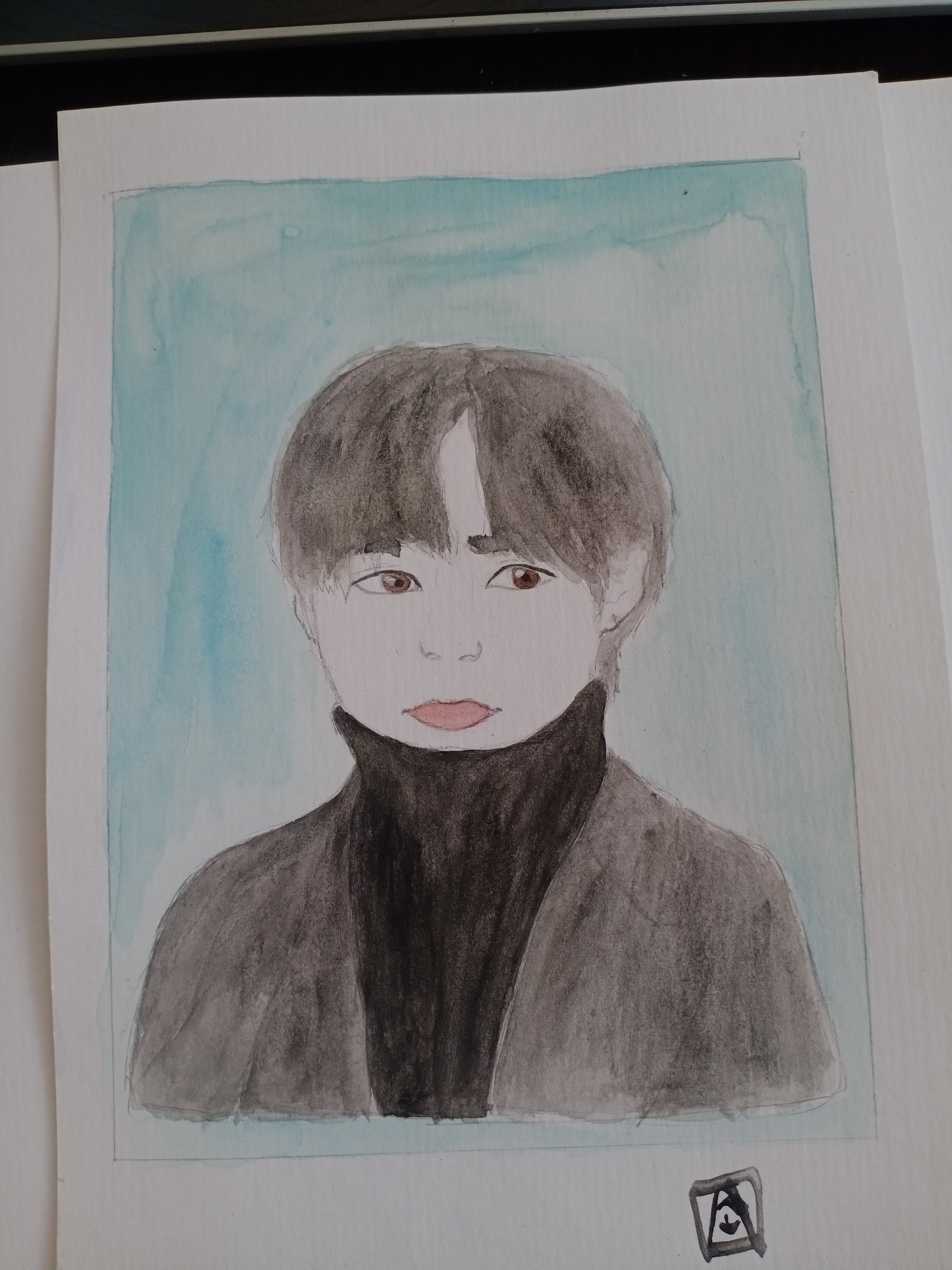 Акварельная работа.