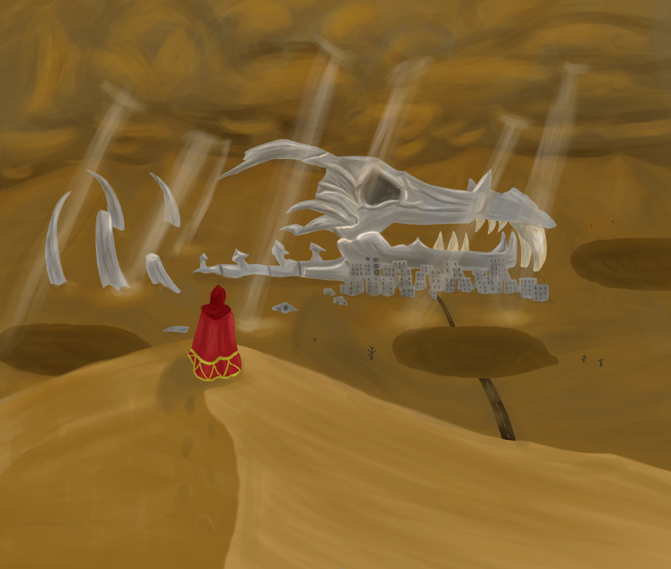 Иллюстрация Пустошь в стиле 2d | Illustrators.ru