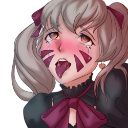 стикер D.Va охегао