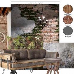 Проект гостиной Лофт