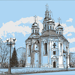 Екатерининская церковь. Чернигов