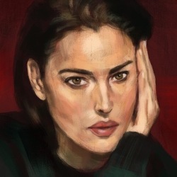 Цифровой, живописный портрет