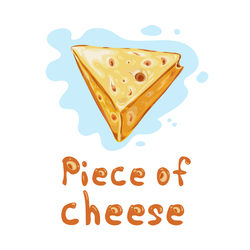 Piece of cheese