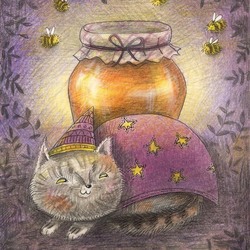 Кот-волшебник и баночка мёда