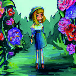 Обложка к книге "Таинственный сад"