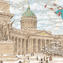 иллюстрация для Петербургской книги