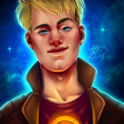 portrait (Garry from the Final Space)