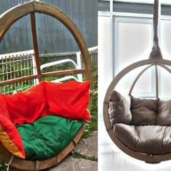   Уникальные и комфортабельные подвесные кресла для двоих в компании «Lounge Wood»