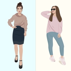 Стильные иллюстрации