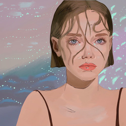 Девушка в воде