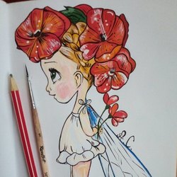 Цветочная девочка 