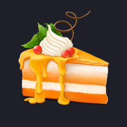 Вкусный кусочек тортика/Delicious piece of cake