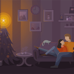 рождественский вечер