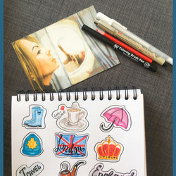 Мини стикеры/Лондон