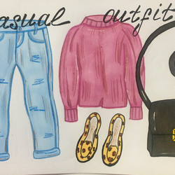 Sketch style/Лук базового гард