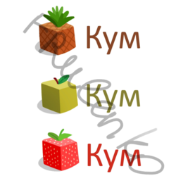 Пример логотипов Рахат лукум