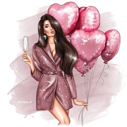 Девушка с шариками