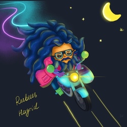 Hagrid and his monster pet