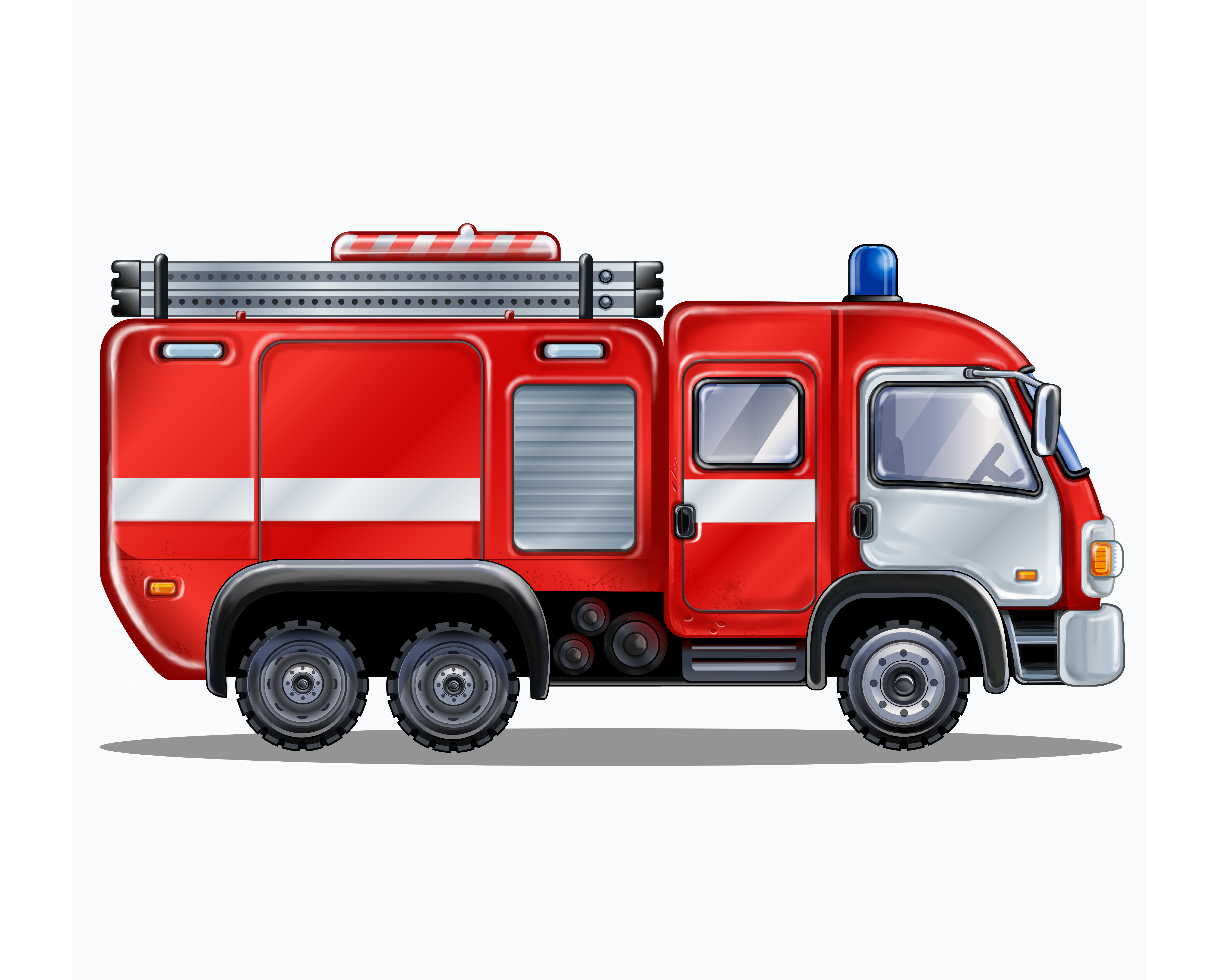 Пожарная машина иллюстрация