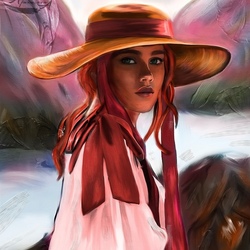 портрет с ч/б фото маслом