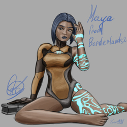 Майя из игры Borderlands 2 