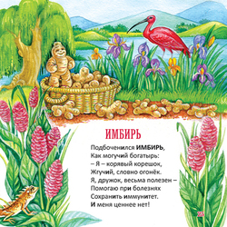 Иллюстрация к "Овощной азбуке" Людмилы Соломиной