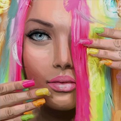 Яркий портрет 