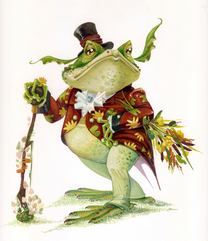 Иллюстрация Жаб-Жабыч в стиле детский | Illustrators.ru