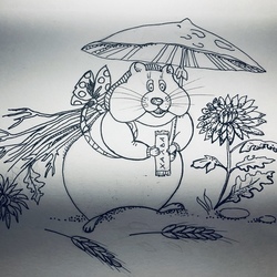 Иллюстрация к азбуке в стихах. К букве Х