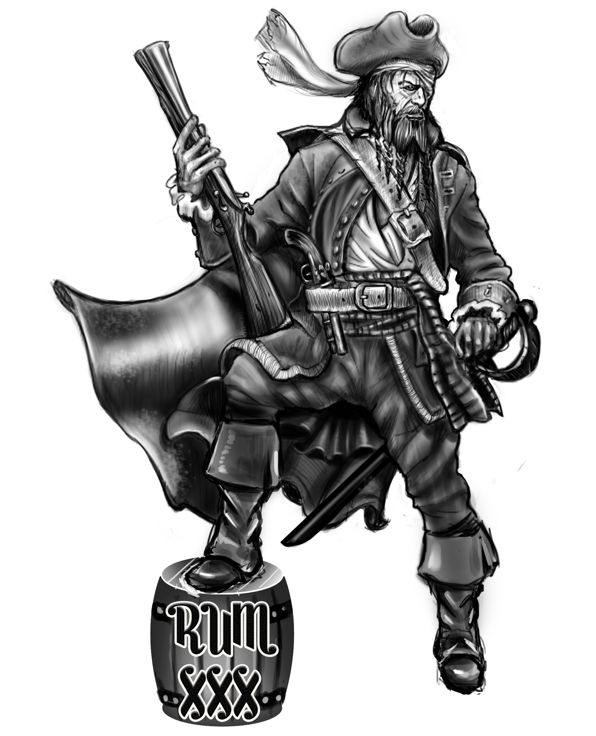 Иллюстрация Пират | Illustrators.ru