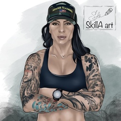 Портрет спортсменки