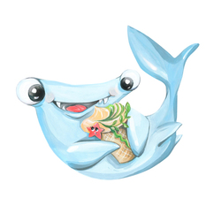 Funny shark