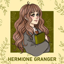Фанарт Гермионы