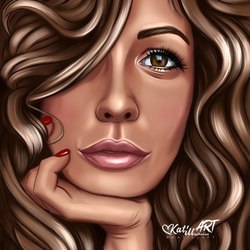 Портрет по фото в полуреализме