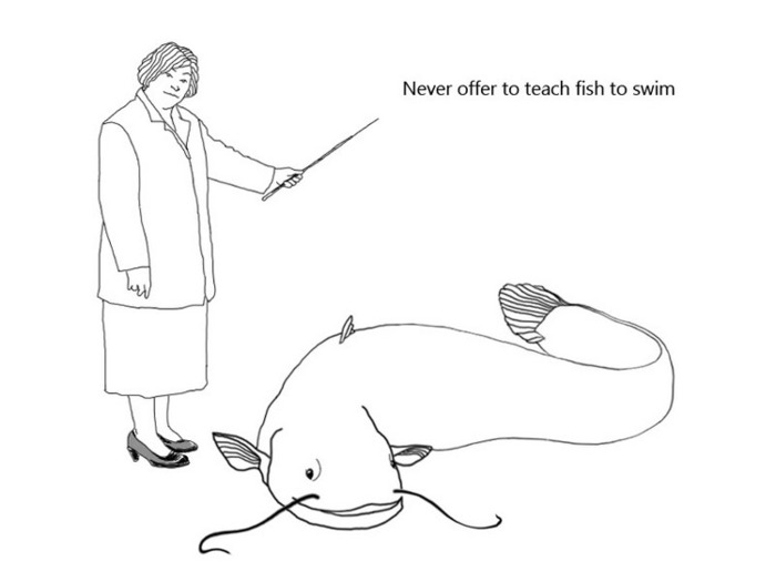 Fish swim. Рыбы. He swam like a fish through. Can you swim like a fish. Never teach fish to swim.