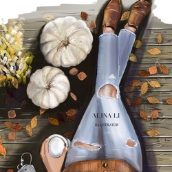 Осенняя иллюстрация 