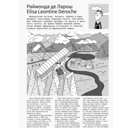 Иллюстрации к статье о первой женщине пилоте