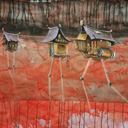 Ходячі будинки#абстракція#17