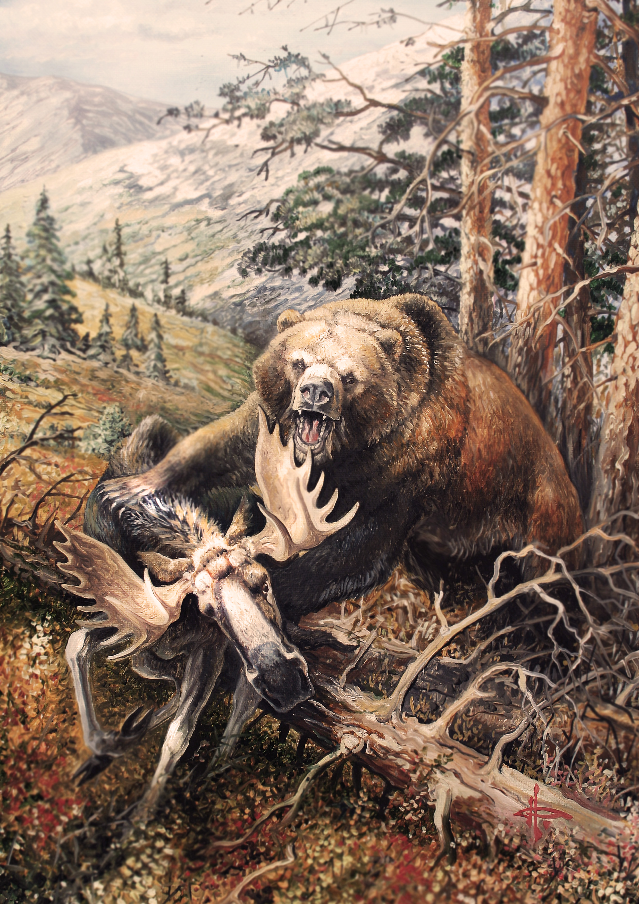 Схватка с медведем