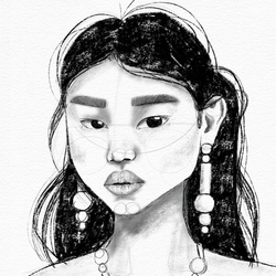 Портрет азиатки