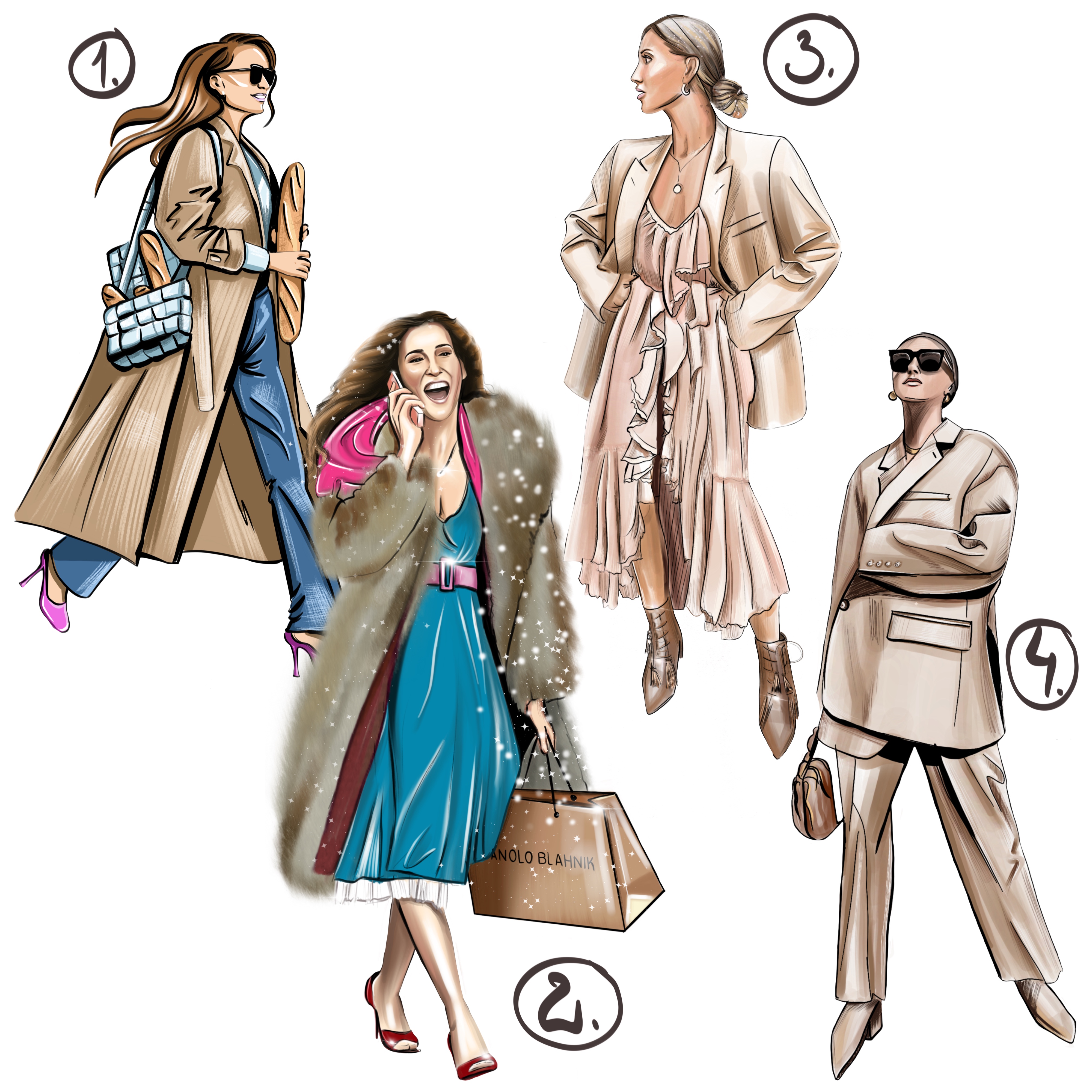 Street style (разработка персонажей)