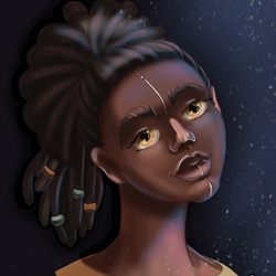 Портрет афроамериканки