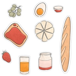 food | stickers