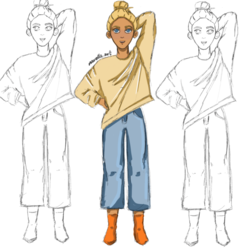 Скетч персонажа