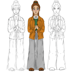 Скетч персонажа